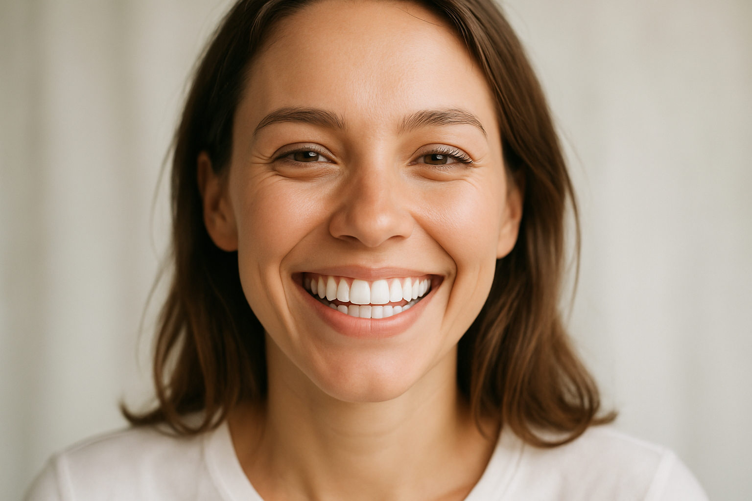 sourire éclatant 
